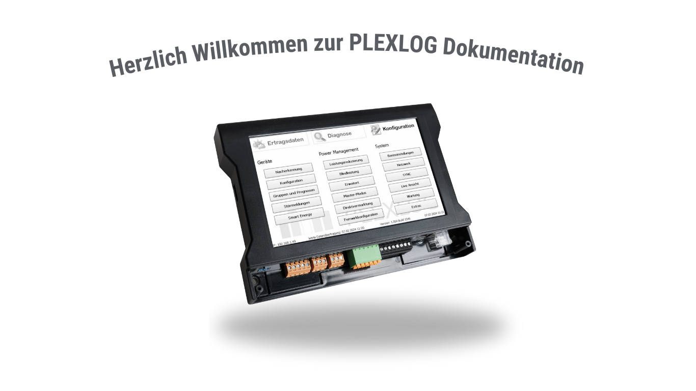 Herzlich Willkommen zur PLEXLOG Dokumentation